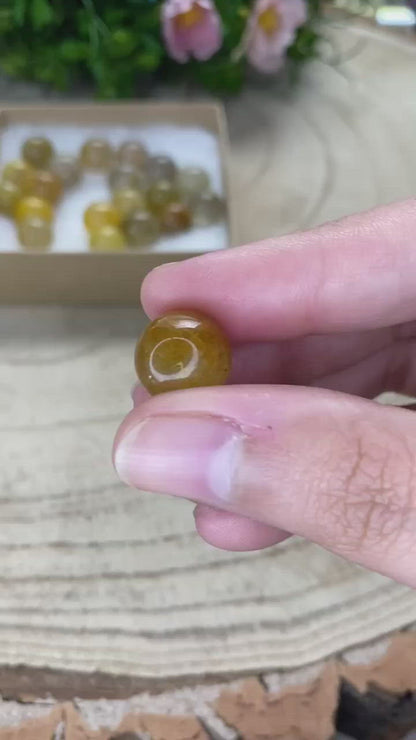 Golden Rutile Mini Spheres