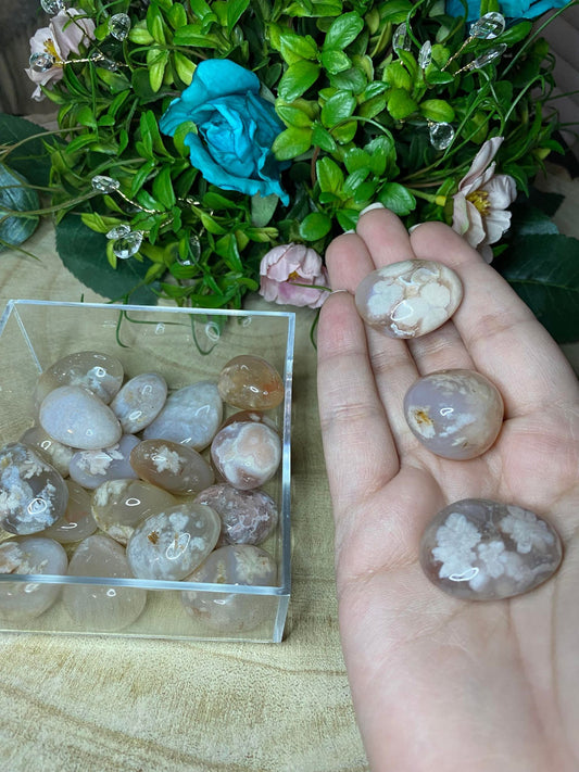 Flower Agate Tumbles