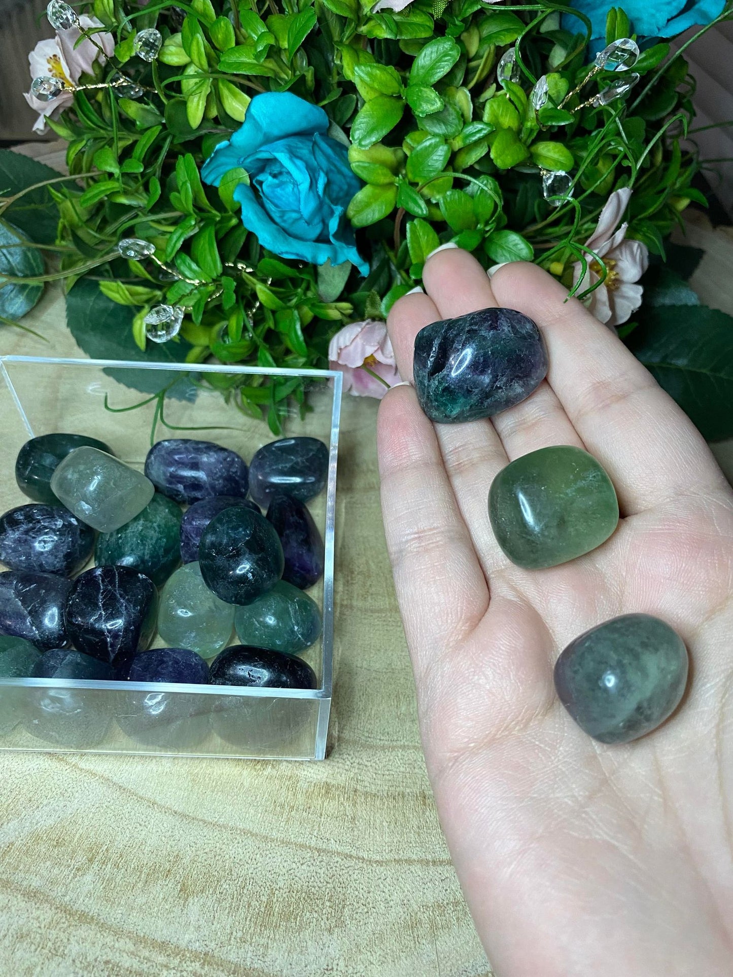 Fluorite Tumbles