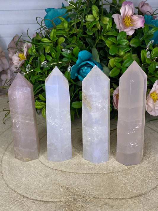 Blue Rose Quartz Towers