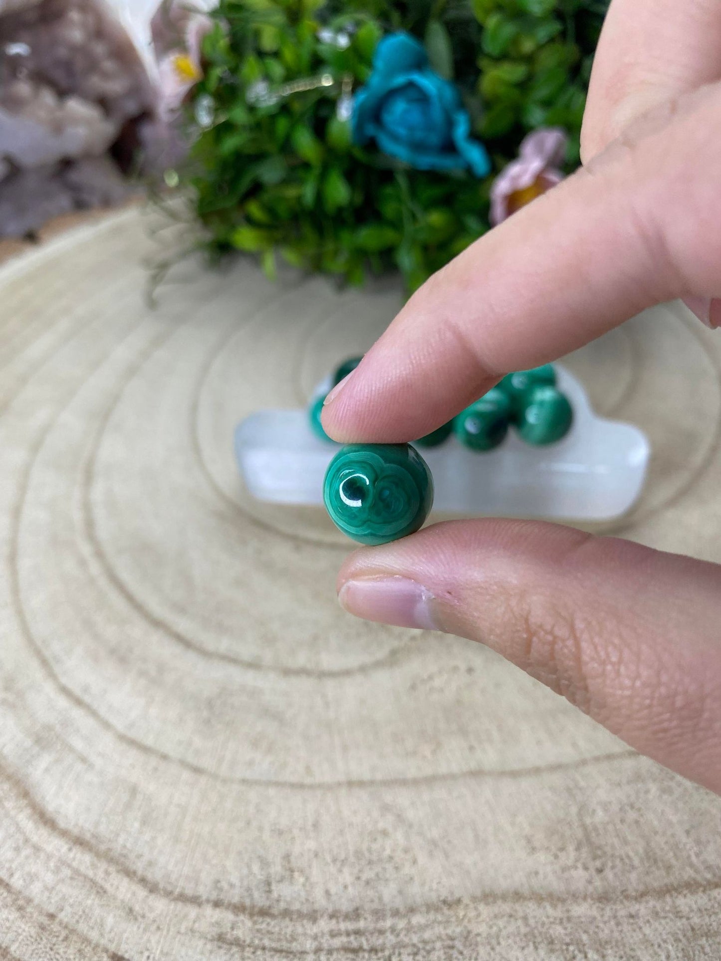 Malachite Spheres (Small)