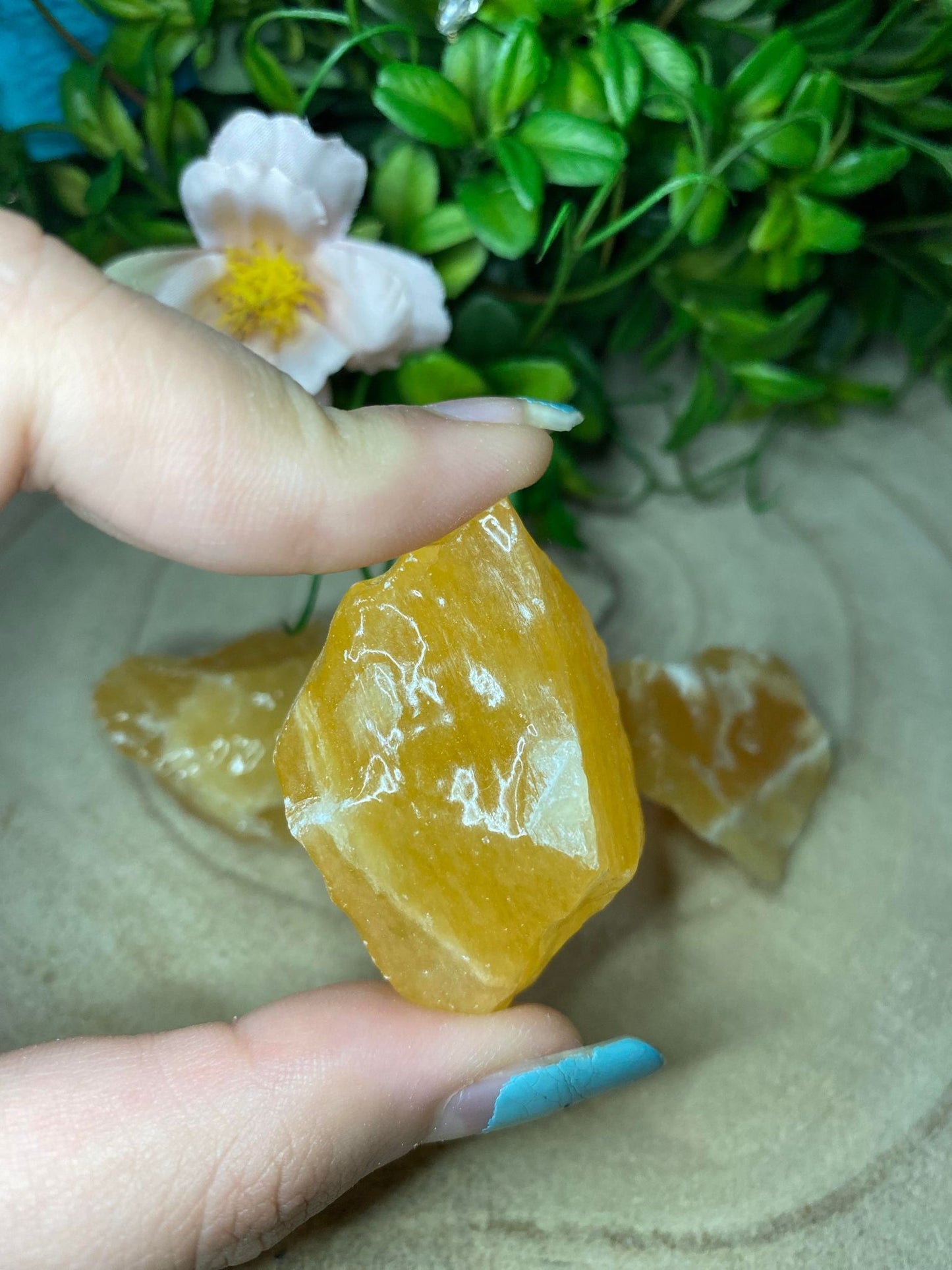 Raw Orange Calcite