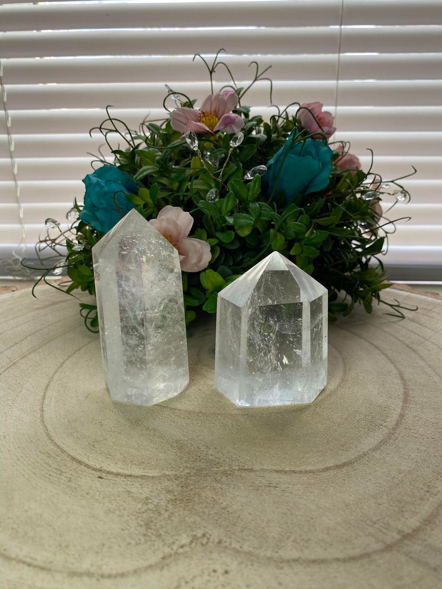 Clear Quartz Towers