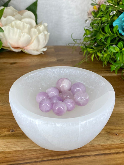 Kunzite Spheres