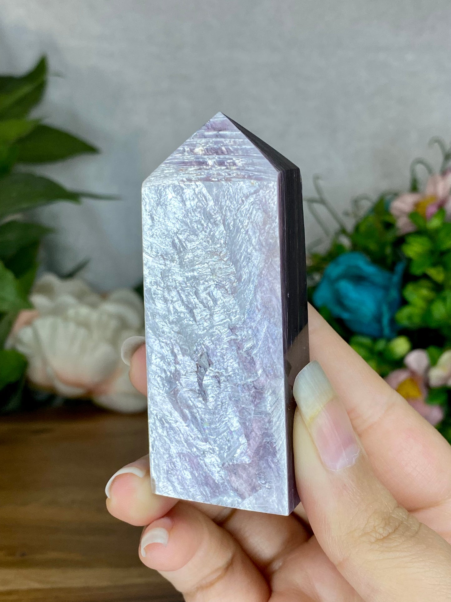 High Quality Purple Mica/Lepidolite Towers