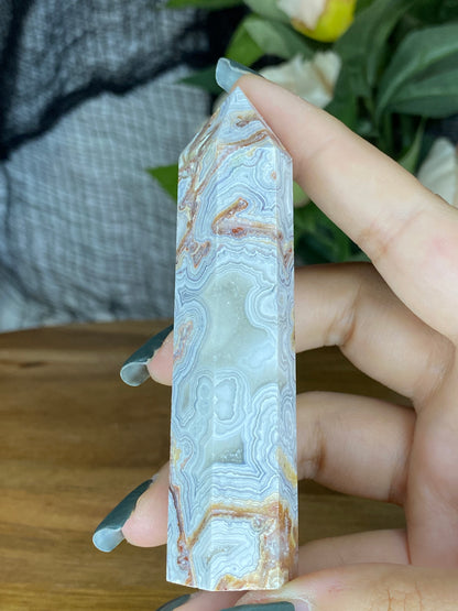 Mexican Crazy Lace Agate Towers