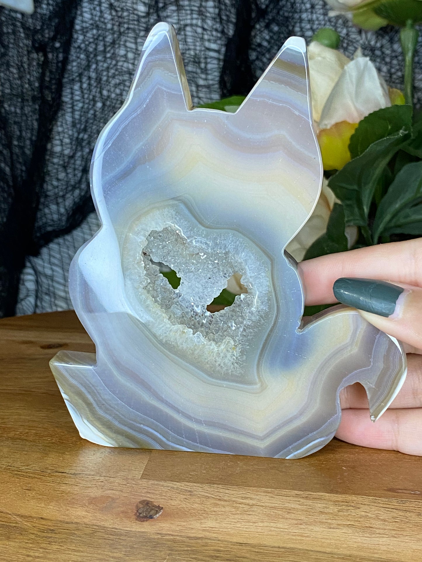 Druzy Agate Cats