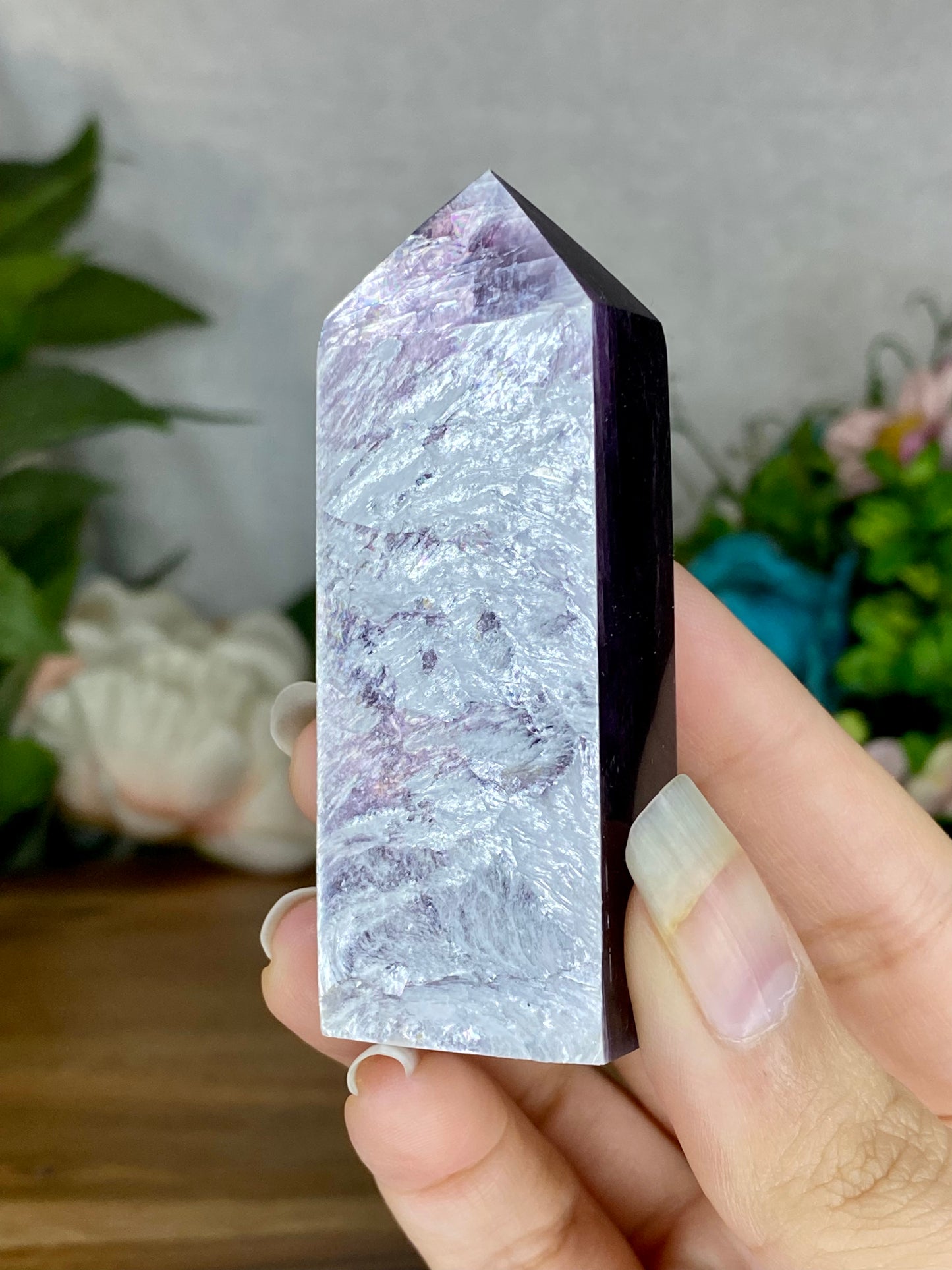 High Quality Purple Mica/Lepidolite Towers