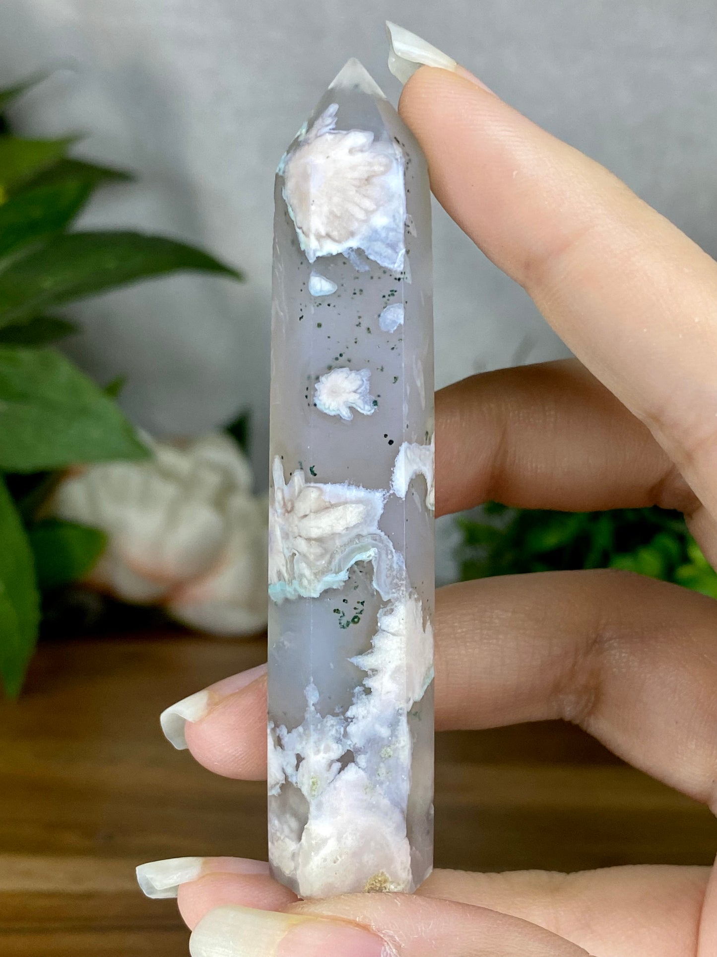 High Quality Flower Agate Towers (F-J)