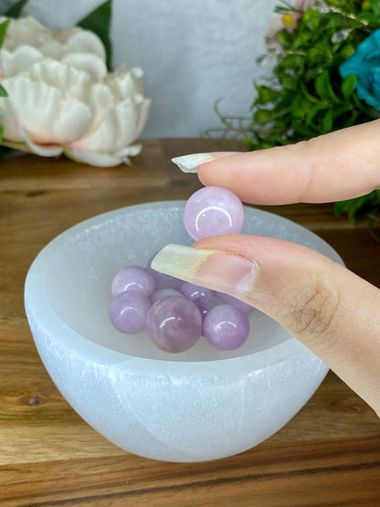 Kunzite Spheres