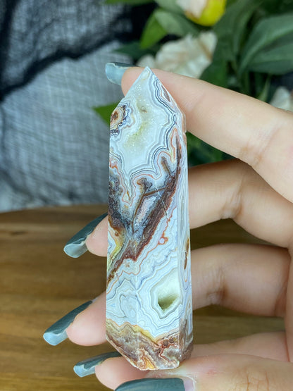 Mexican Crazy Lace Agate Towers