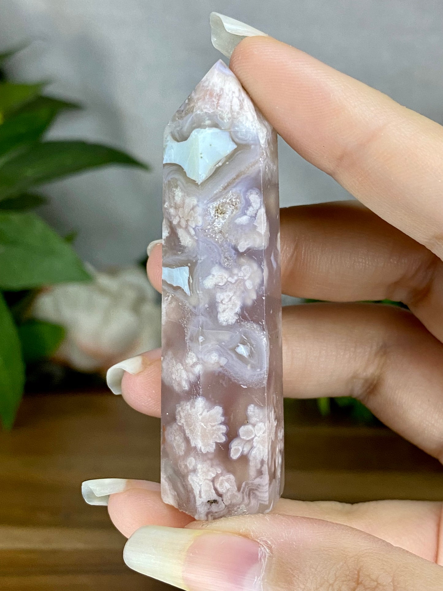 High Quality Flower Agate Towers (F-J)