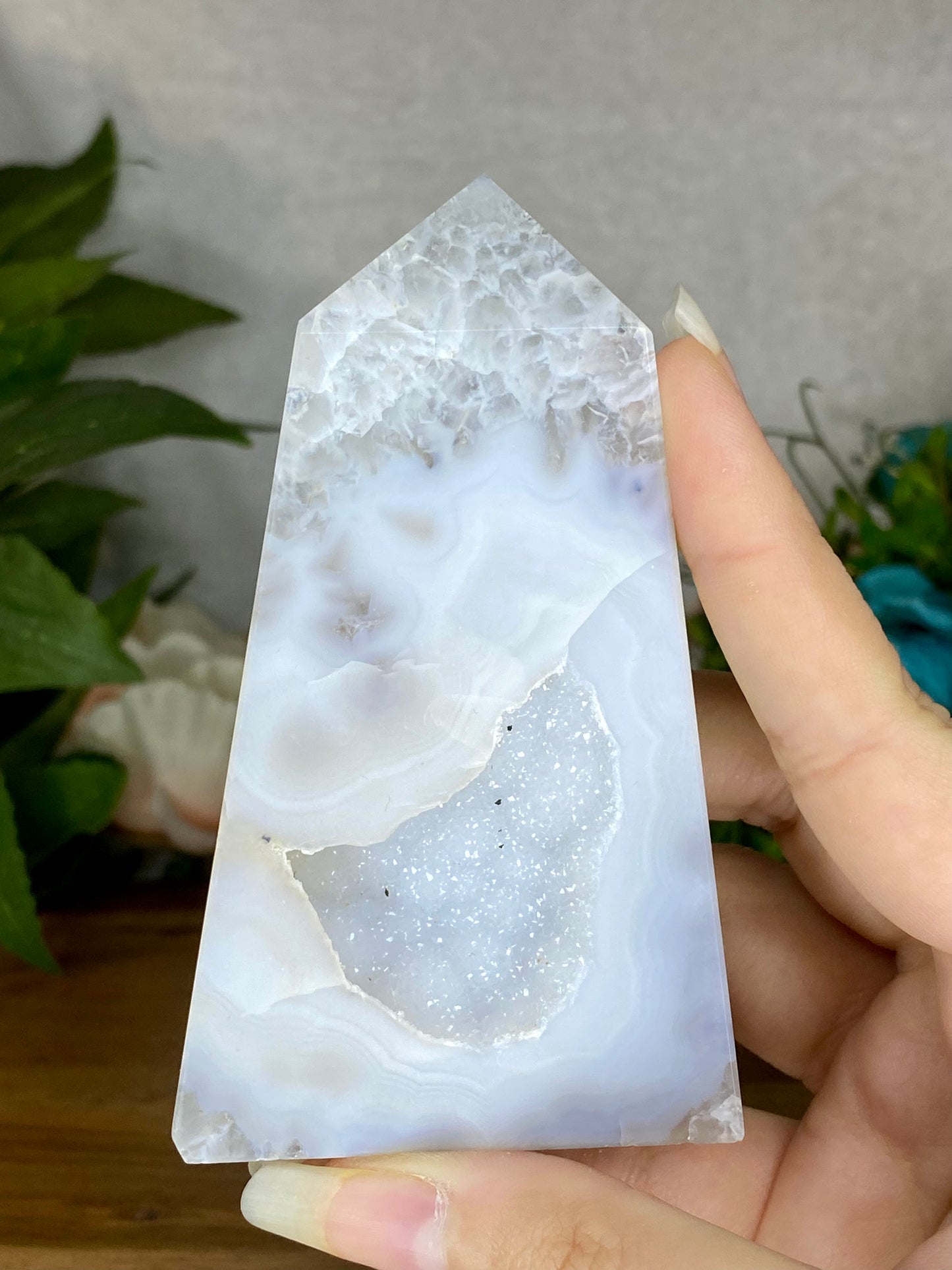 Druzy Agate Towers (I-L)