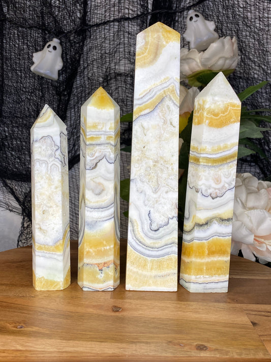 Orange Calcite Towers