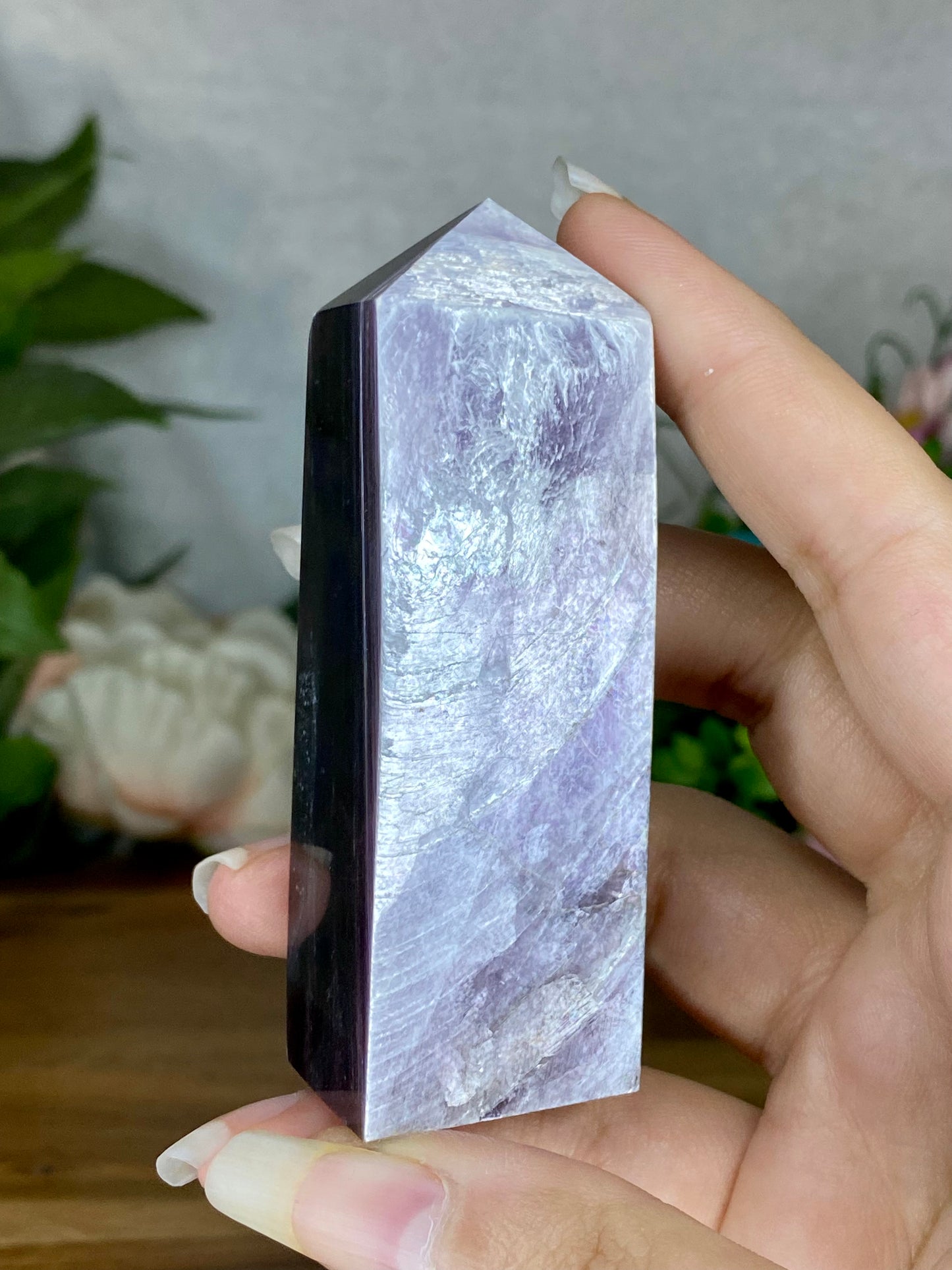 High Quality Purple Mica/Lepidolite Towers